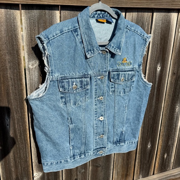 Vintage Winnie the Pooh Denim Vest - Picture 2 of 7